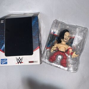 SHINSUKE NAKAMURA - WWE Action Vinyls Figure 2018 w/ Kendo Shinai Sword Red